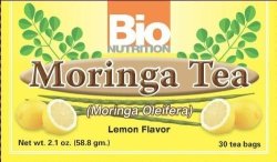 Bio Nutrition Lemon Moringa Tea Bags 2.1 Ounce