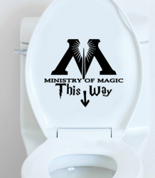 Harry Potter - Ministry Of Magic Toilet Vinyl About 25cm