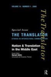 Nation And Translation In The Middle East Hardcover