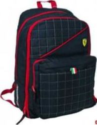 Ferrari Expandable Backpack in Black