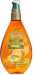 Garnier Fructis Marvelous Oil Frizz Defy 5-ACTION Hair Elixir For Unruly Hair 5 Oz Pack Of 3