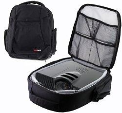 Navitech Protective Portable Projector Carrying Case And Travel Bag For The Fuleadture Portable MINI