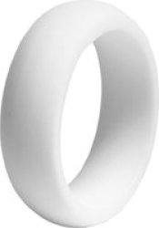 Killer Deals Wedding commitment exercise Silicone Ring For Men White - 14