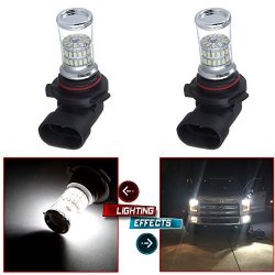 Cciyu 9006 HB4 Epistar 3014 48SMD LED Bulbs Cob Projector Lamps For Drl Fog Driving Light Lamp 2PACK