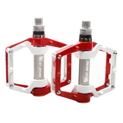 Bicycle Pedals Bike Bearing Pedal Mtb Ultralight Aluminum Mountain Road Bike Bicicleta Cicl... - Red