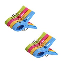 Eightnoo Beach Towel Clips Plastic Quilt Hanging Clips Clamp Holder For Beach Chair Or Pool Loungers On Your Cruise-keep Your Towel From Blowing Away