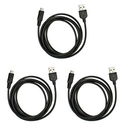 3 Pack Fenzer Black USB Data Sync Charge Cable For Nokia 521 610 710 800 810 820 822 900 920 925 928 1020 1520 Lumia