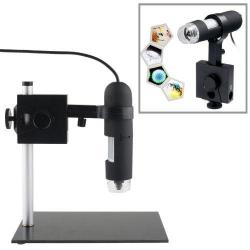 1.3 Mega Pixels 1000X USB Digital Microscope With 8 LED Lights Holder