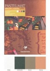 Claire Fontaine Orange Label Pastelmat Pad 30X40CM 12 Sheets