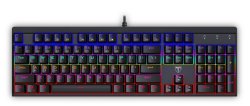Keyboard - T-dagger Escort Rainbow Colour Lighting 150CM Cable Aluminium Body Design Blue Switch M