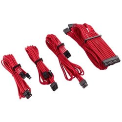 - Premium Individually Sleeved Psu Cables Starter Kit Type 4 Gen 4 - Red