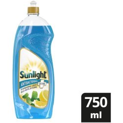 Sunlight Degreasing Dishwashing Liquid Detergent Antibacterial 750ML