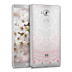 Kwmobile Crystal Tpu Silicone Case For Huawei Mate 8 In Design Indian Sun Light Pink White Transparent