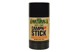 Sam's Natural Campn Stick - Deet Free Bug Deterrent - Natural - Vegan And Cruelty Free - America's Favorite