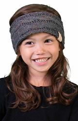 HWK-6033-70 Kids Headwrap - Charcoal Confetti