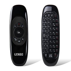 Lynec C120 2.4g 6-axis Portable Mini Wireless Remote Keyboard Mouse With 3-gyro & 3-gravity Sensor For Pc Htpc Iptv Smart Tv And Android Tv