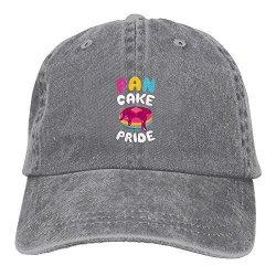 Kkajjhd Pan Cake Pride Adult Sports Adjustable Baseball Cap Cowboy Hat.