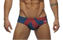 Addicted Brief Red On Navy