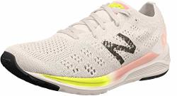 New Balance Women's 890 V7 Running Shoe White guava Glo bleached Lime Glo 6.5 W Us