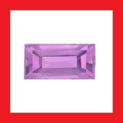 Amethyst - Fine Purple Baguette Facet - 0.79CTS