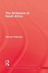 Afrikaners Of South Africa Hardcover
