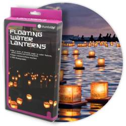 ThumbsUp! 10 Pack Water Floating Lanterns