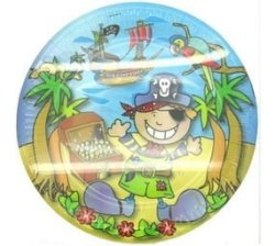 4 X 8 Pack Party Pirates Kids Birthday Paper Plates 23CM