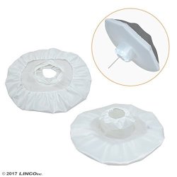 Linco Lincostore Studio Lighting Jellyfish Umbrella Diffuser Soft Cloth Pack Of 2 For 33" Silver Photo Umbrella Or 33" Gold Umbrella Photography 3302-2 Umbrella Not Included
