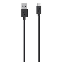 Belkin Mixit? Micro USB Cable For Samsung Phones Black 4 Feet Black Classic