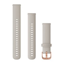 Garmin Quick Release Bands 18 Mm - Light Sand With Rose Gold Hardware