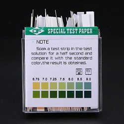Lalicorp 100PCS Laboratory Household Ph Test Strip Ph 4.5-9.0 Test Paper For Water Saliva And Urine Measuring Testing Mayitr