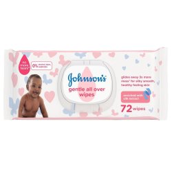 Johnsons Johnson's Baby Wet Wipes Gentle All Over 72 Wipes