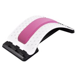 Best Multi-level Lower Back Stretcher Machine For Back Neck Shoulder Pain Relief & Posture Correctionwhite-and-pinkwhite-and-pink