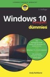 Windows 10 Kompakt Fur Dummies German Paperback 2. Auflage