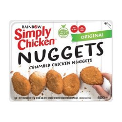 Simply Chicken Original Crumbed Chicken Nuggets 400G