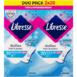 Libresse Daily Fresh Normal Scented Pantyliners 2 X 20 Pack