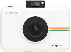 Polaroid Snap Touch Portable Instant Print Digital Camera With Lcd Touchscreen Display White White Base