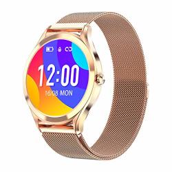 Smart Watch For Women 1.3" Full Touch Color Screen Fitness Tracker Compatible With Ios And Android Phone IP67 Waterproof Activity Tracker With Heart Rate