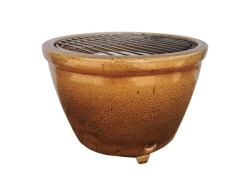 Earthfire Abbraaiviation Ceramic Tabletop Braai 6KG Honey Brown