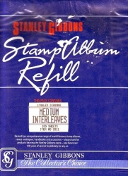 Stanley Gibbons Stamp Album Refill Medium Interleaves 100 Sheets Ref 3311