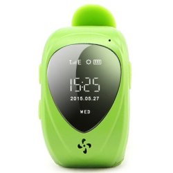 T18 Kids Gps Smartwatch Phone- Colour Green. Price Includes Shipping & Customs Duty.