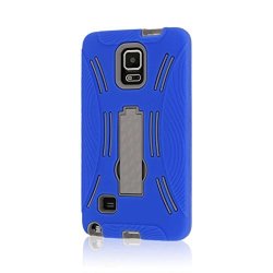 Samsung Galaxy Note 4 Case Mpero Impact XL Series Kickstand Case For Samsung Galaxy Note 4 - Blue