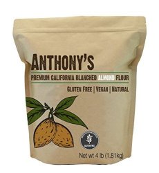 Anthony's Blanched Gluten Free Almond Flour 4 Lb Gluten Free & Non-gmo
