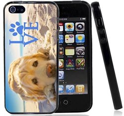 Golden Retriever With Love Paw Case Cover For The Iphone 5G 5S Iphone Se 2016 By Atomic Market By Atomic Market