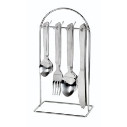 Mainstays - 16PC Romance Stainless Steel Hanging Cutlery Set