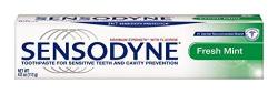 Sensodyne Fresh Mint Sensitivity Toothpaste For Sensitive Teeth And Fresh Breath 4 Ounce Tubes Pack Of 4
