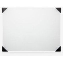Posh Table Top Glass Palette - White 30.5 X 22.9CM