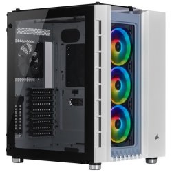 - Crystal Series 680X Rgb Atx High Airflow Tempered Glass Smart Chassis - White
