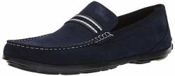 Bostonian Men's Grafton Driver Driving Style Loafer Navy Suede 100 M Us