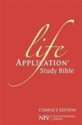 Niv Compact Life Application Study Bible Anglicised - Hardback Hardcover